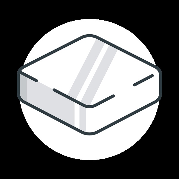an icon of stainless steel