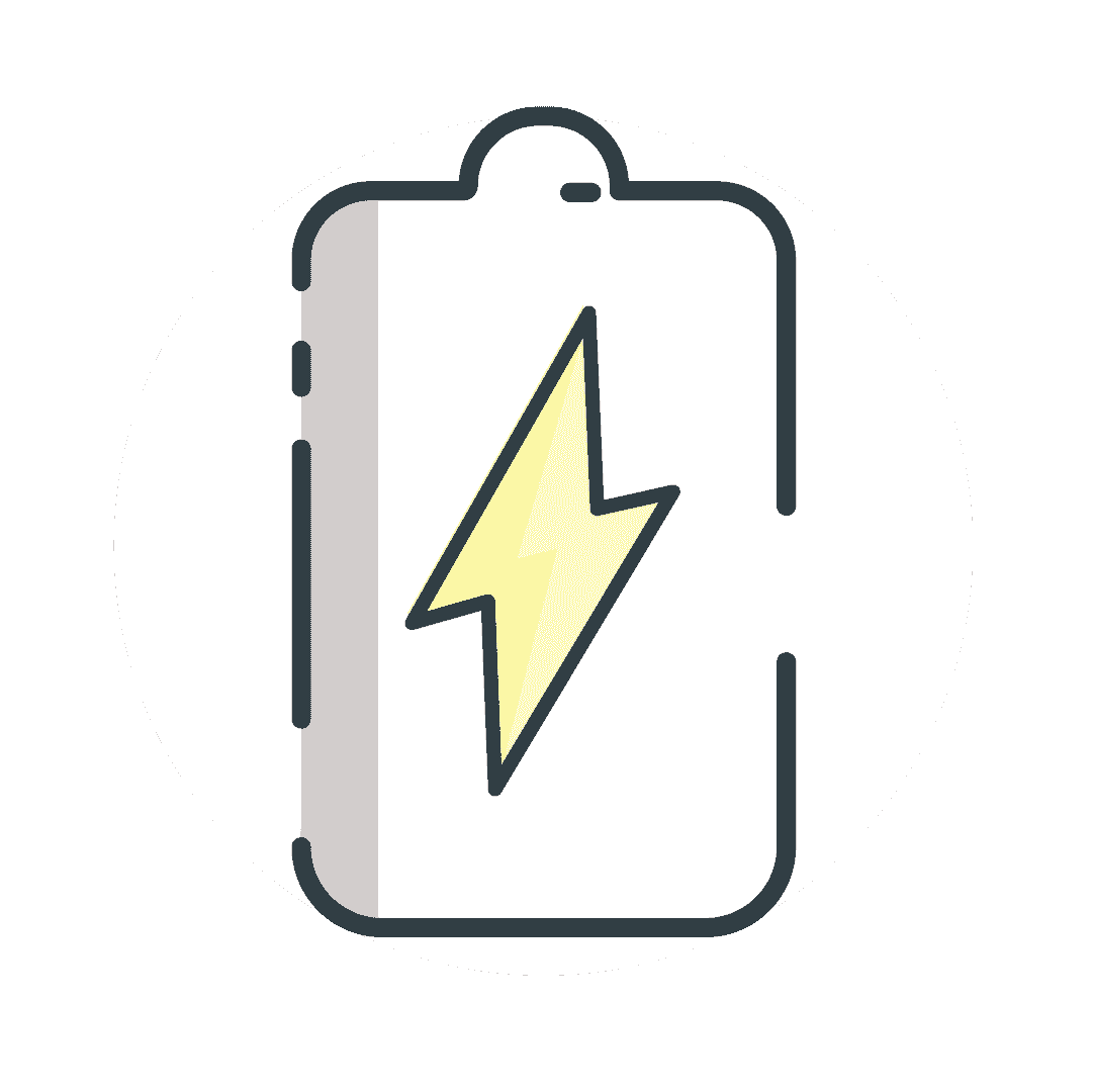 an icon of a battery