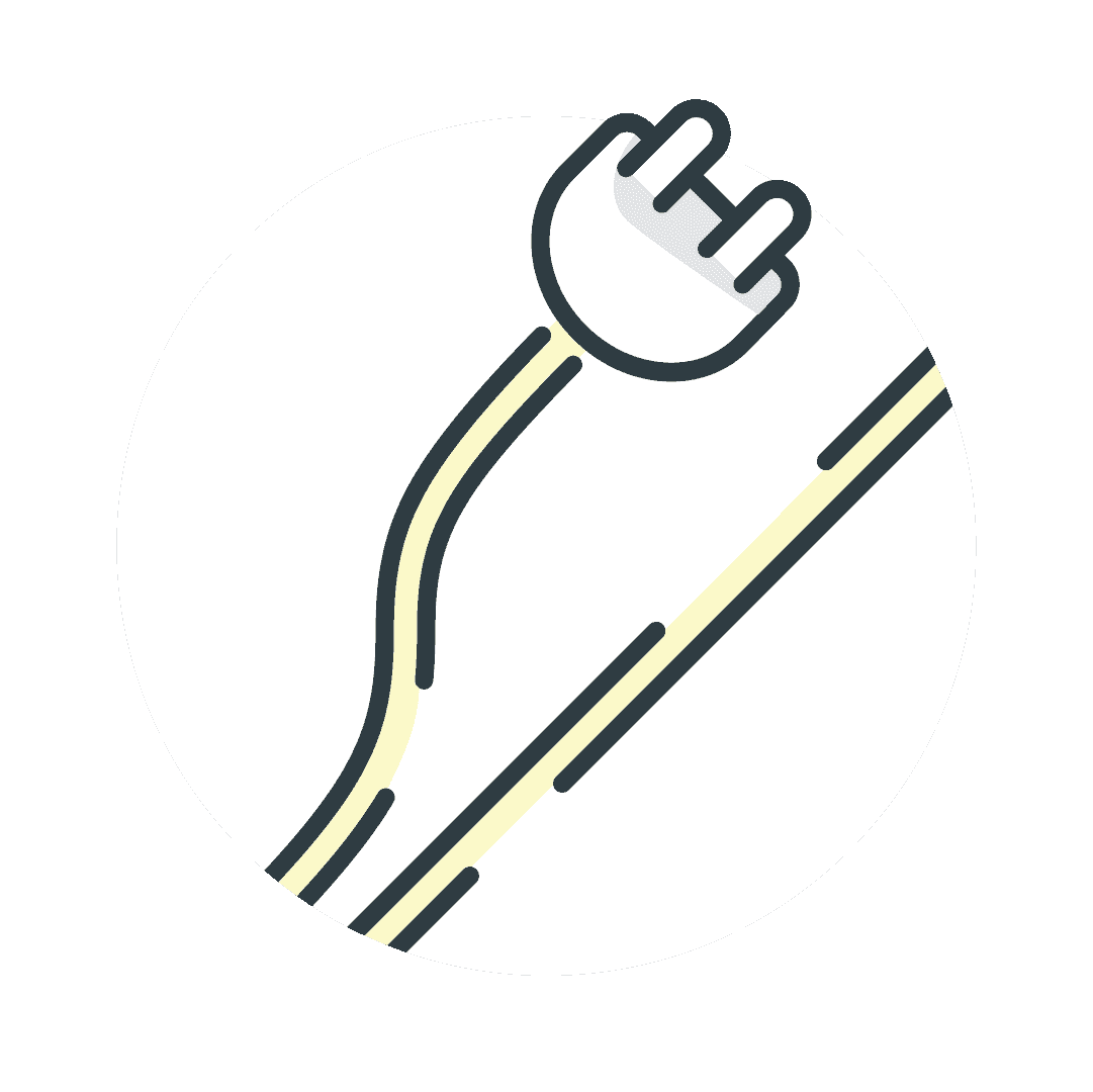 an icon of a power cable